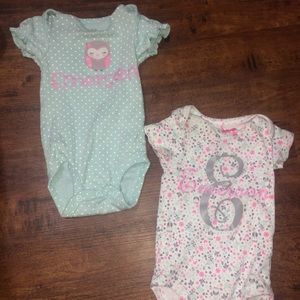 personalized “emerson” onesies